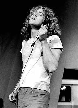 Robert Plant of Led Zeppelin by Christian Rose