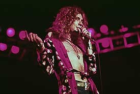 Robert Plant of Led Zeppelin by James Fortune