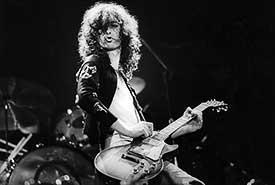 Jimmy Page of Led Zeppelin by Neil Zlozower