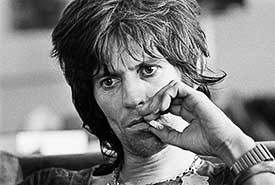 Keith Richards of the Rolling Stones by Gijsbert Hanekroot