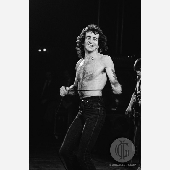 Bon Scott of AC/DC by Steve Emberton