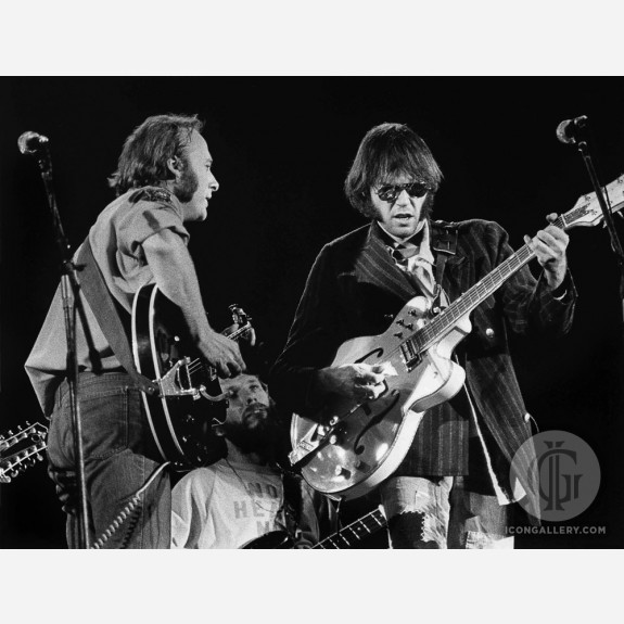 Crosby, Stills, Nash & Young by Barrie Wentzell