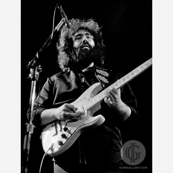 Jerry Garcia of the Grateful Dead by Barrie Wentzell