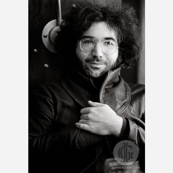 Jerry Garcia of the Grateful Dead by Peter Sanders