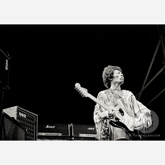 Jimi Hendrix by Peter Sanders
