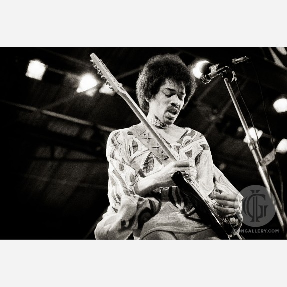 Jimi Hendrix by Peter Sanders