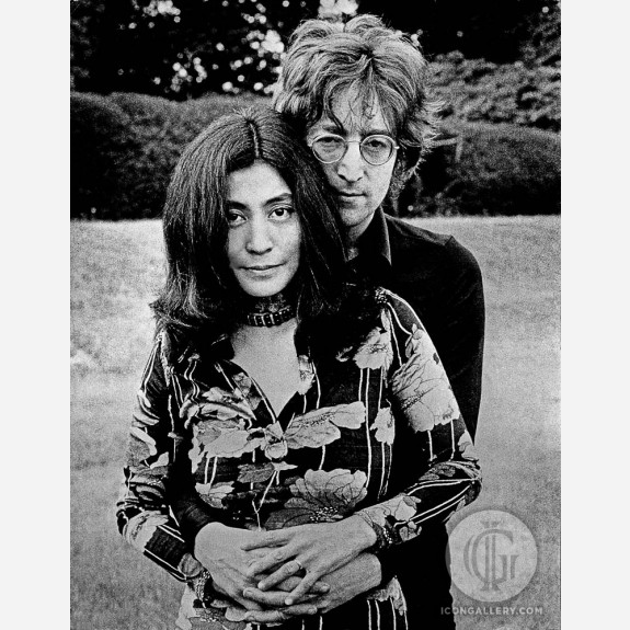 John Lennon & Yoko Ono by Barrie Wentzell