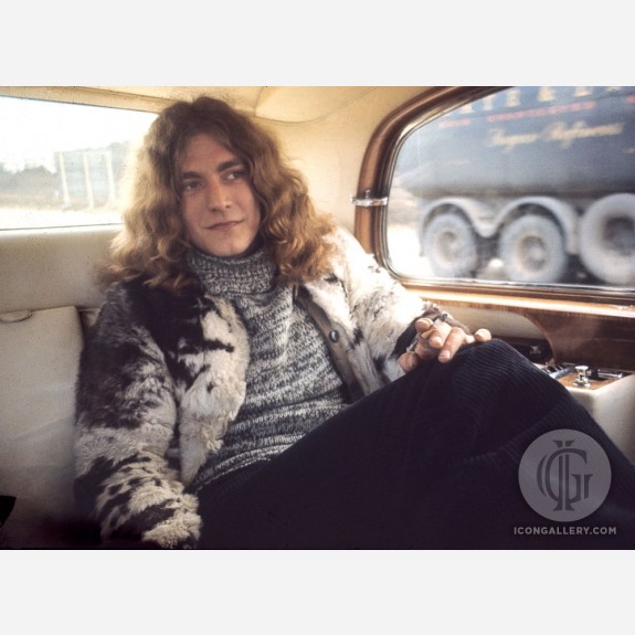 Robert Plant of Led Zeppelin by Barrie Wentzell