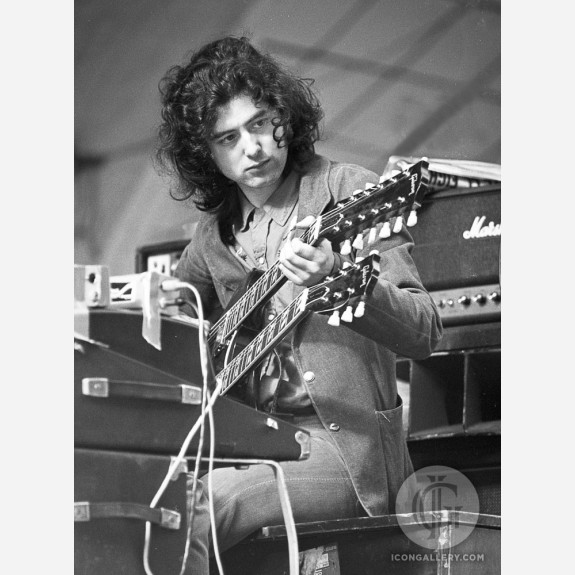 Jimmy Page of Led Zeppelin by Gijsbert Hanekroot