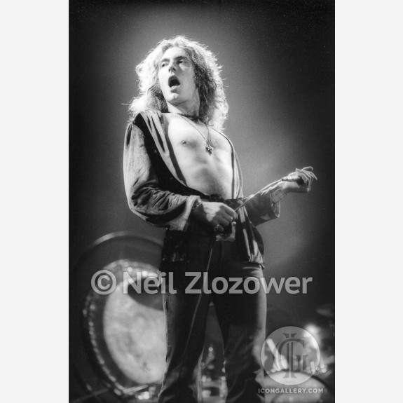 Robert Plant of Led Zeppelin by Neil Zlozower