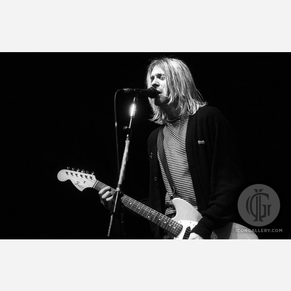 Kurt Cobain of Nirvana by Ebet Roberts
