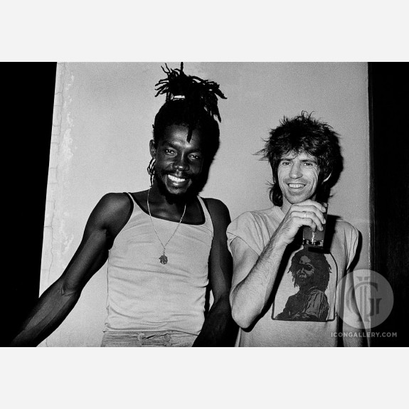 Keith Richards & Peter Tosh by Adrian Boot