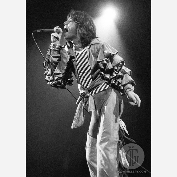 Mick Jagger of the Rolling Stones by Ian Dickson