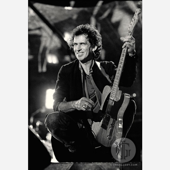 Keith Richards of the Rolling Stones by Ken Settle