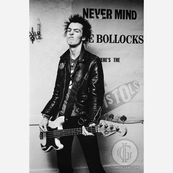 Sid Vicious of the Sex Pistols by Steve Emberton