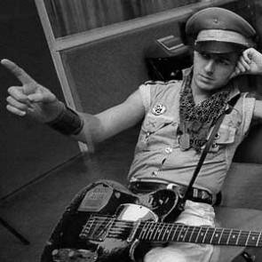 Joe Strummer of the Clash by Adrian Boot