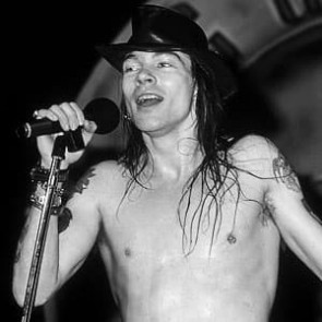 Axl Rose of Guns N’ Roses by Ken Settle