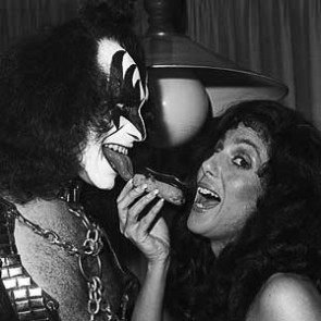 Gene Simmons with Cher by James Fortune