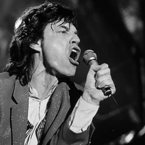 Mick Jagger of the Rolling Stones by Ken Settle