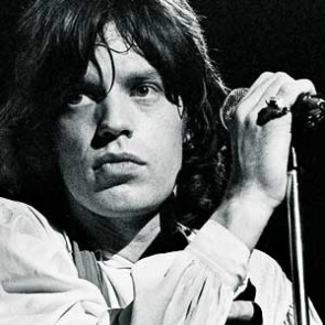 Mick Jagger of the Rolling Stones by Peter Sanders