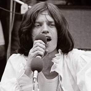 Mick Jagger of the Rolling Stones by Peter Sanders