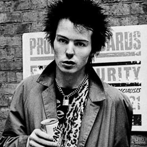 Sid Vicious of the Sex Pistols by Adrian Boot