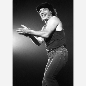 Brian Johnson of AC/DC by Ian Dickson
