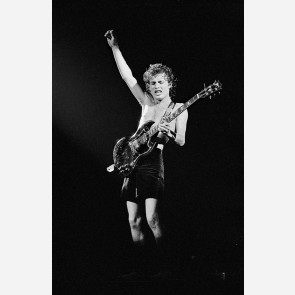 Angus Young of AC/DC by Steve Emberton