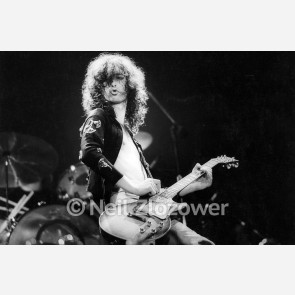 Jimmy Page of Led Zeppelin by Neil Zlozower