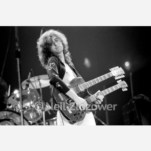 Jimmy Page of Led Zeppelin by Neil Zlozower