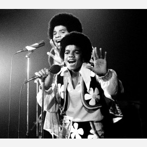 Michael Jackson w/the Jackson 5 by Gijsbert Hanekroot