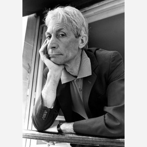 Charlie Watts of the Rolling Stones by Christian Rose