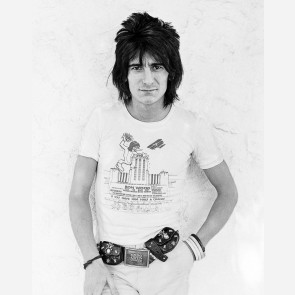 Ronnie Wood of the Rolling Stones by Kevin Goff