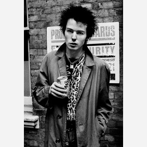 Sid Vicious of the Sex Pistols by Adrian Boot