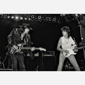 Stevie Ray Vaughan & Jeff Beck by Ken Settle