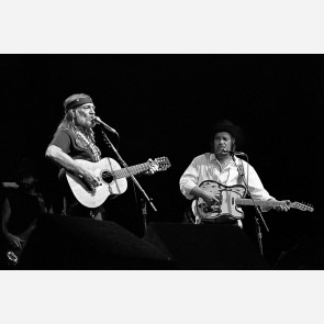 Willie Nelson & Waylon Jennings by Ebet Roberts