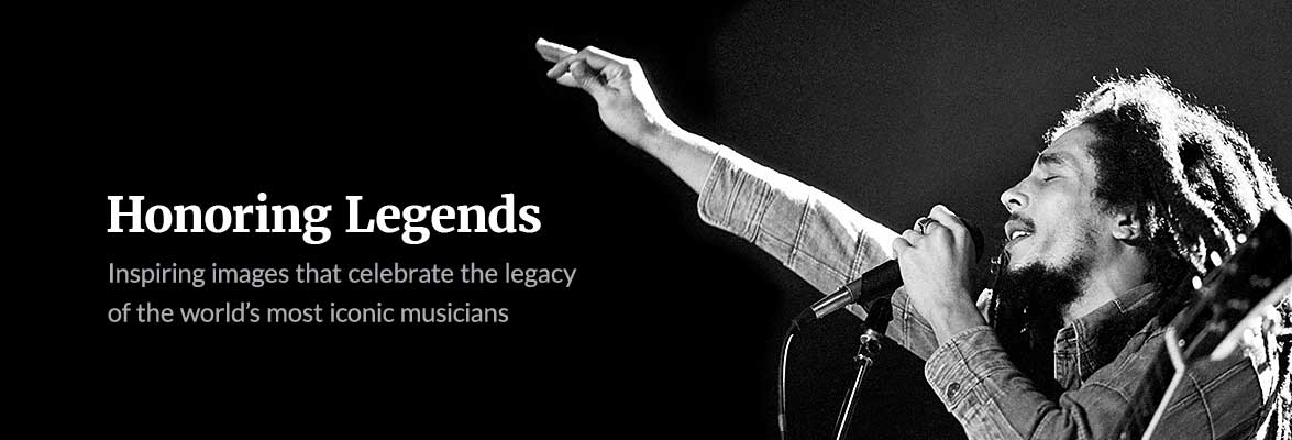 Honoring Legends | Inspiring images that celebrate the legacy of the world's most iconic musicians