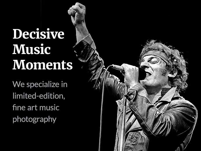 Decisive Music Moments | We specialize in limited-edition, fine art music photography